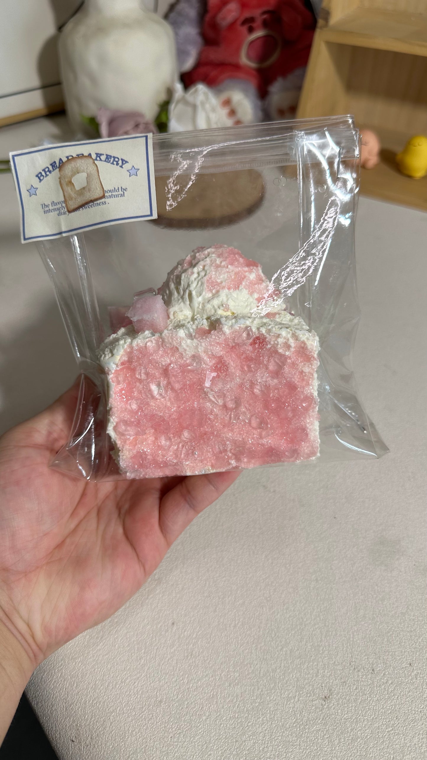 ストロベリーかき氷食パン